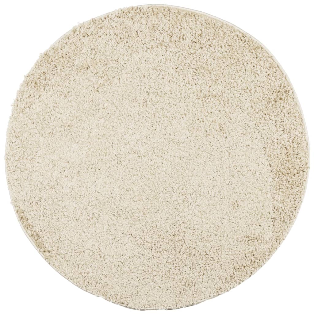 Vidaxx Teppich Pamplona Shaggy Hochflor modern ø 80 cm goldfarben