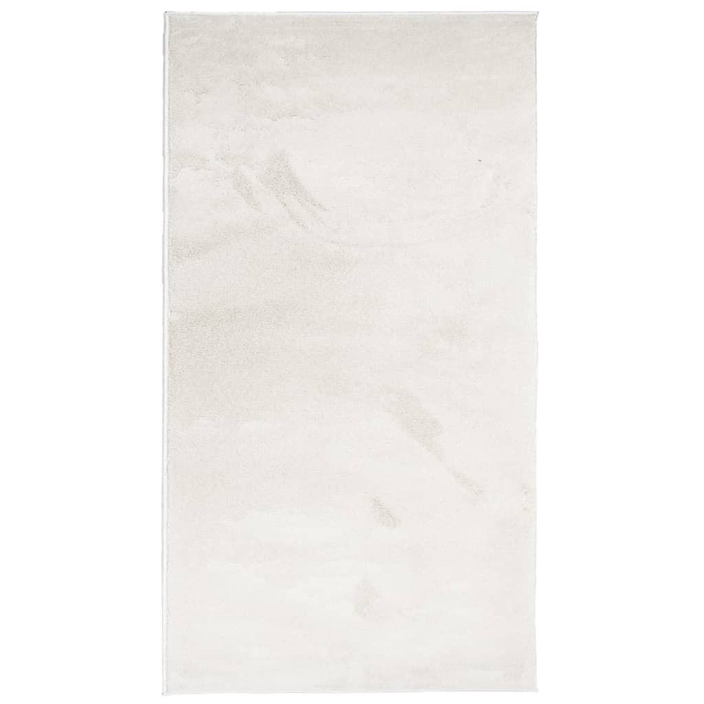 VidaXL Teppich Oviedo niedriger Flor 60x110 cm beige