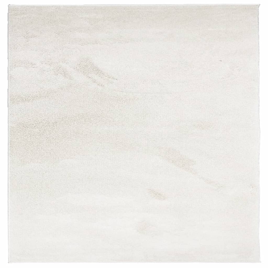 VidaXL Teppich OVIEDO niedriger Flor 200x200 cm beige