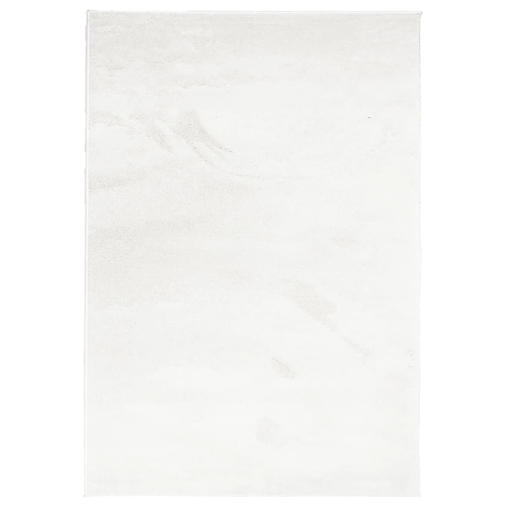 VidaXL Teppich OVIEDO niedriger Flor 200x280 cm creme