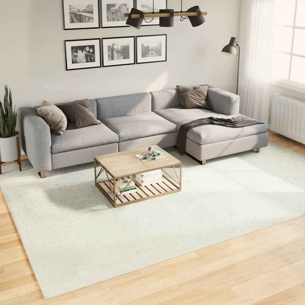 Vidaxx Teppich Oviedo Niederflor 240x340 cm creme