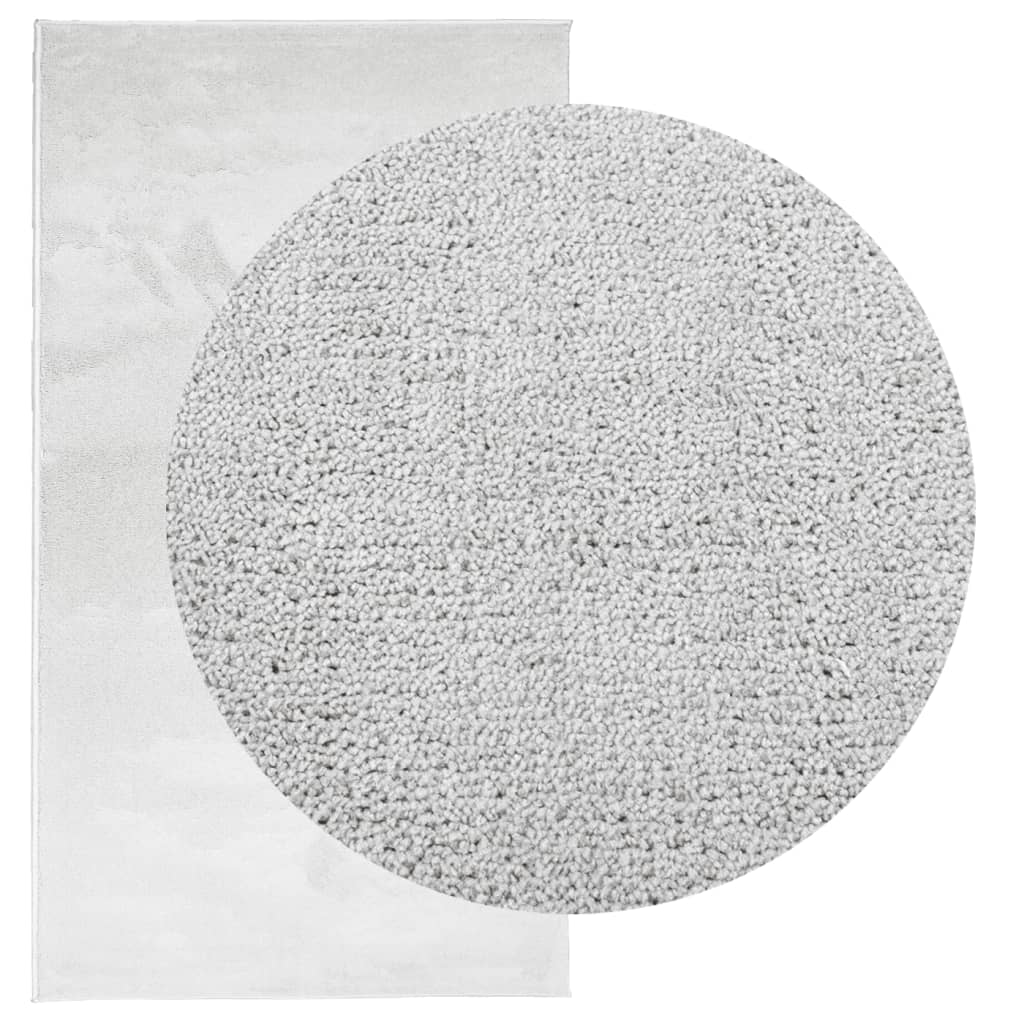 VidaXL Teppich Oviedo Niederflor 60x110 cm grau