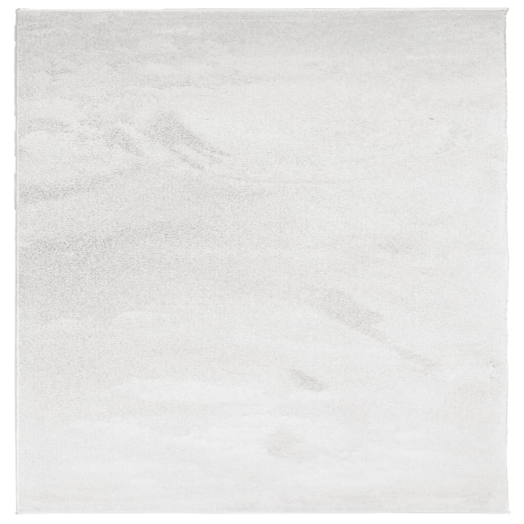 VidaXL Teppich Oviedo Niederflor 120x120 cm grau