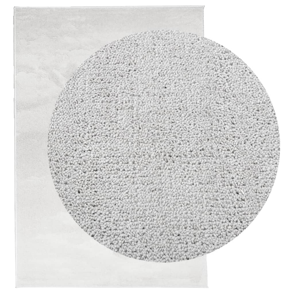 VidaXL Teppich OVIEDO niedriger Flor 300x400 cm grau
