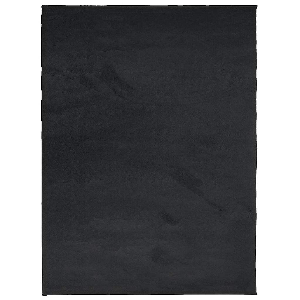 VidaXL Teppich Oviedo Niederflor 240x340 cm schwarz