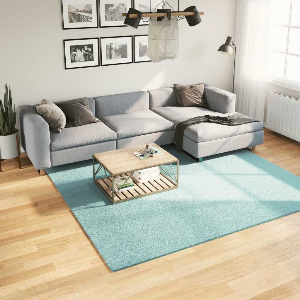 VidaXL Teppich Oviedo Niederflor 240x240 cm grün
