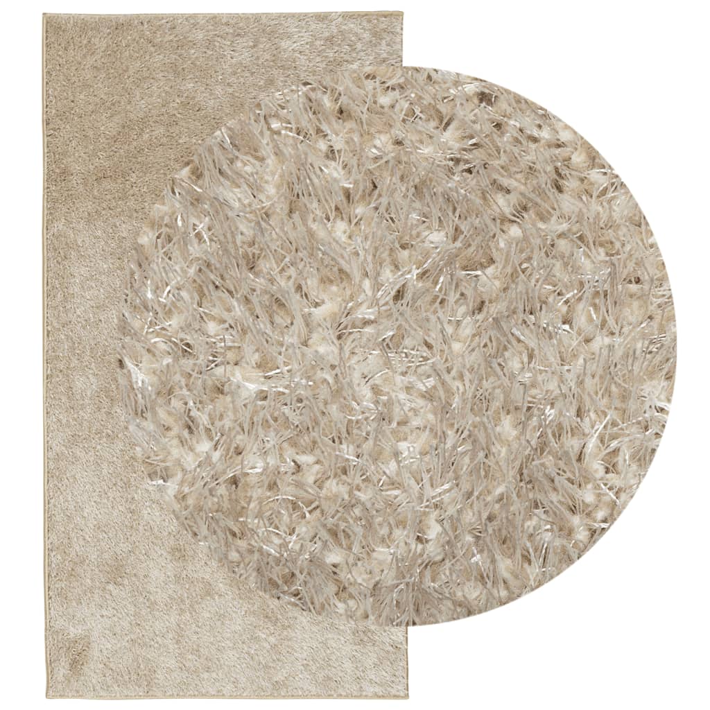 Vidaxx Teppich istan Hochflor glänzend 100x200 cm beige