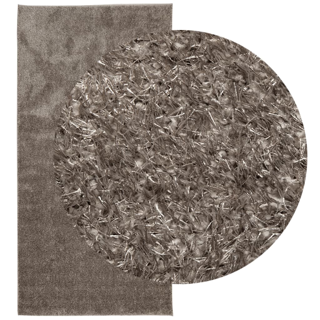 Vidaxx Teppich istan Hochflor glänzend 100x200 cm grau