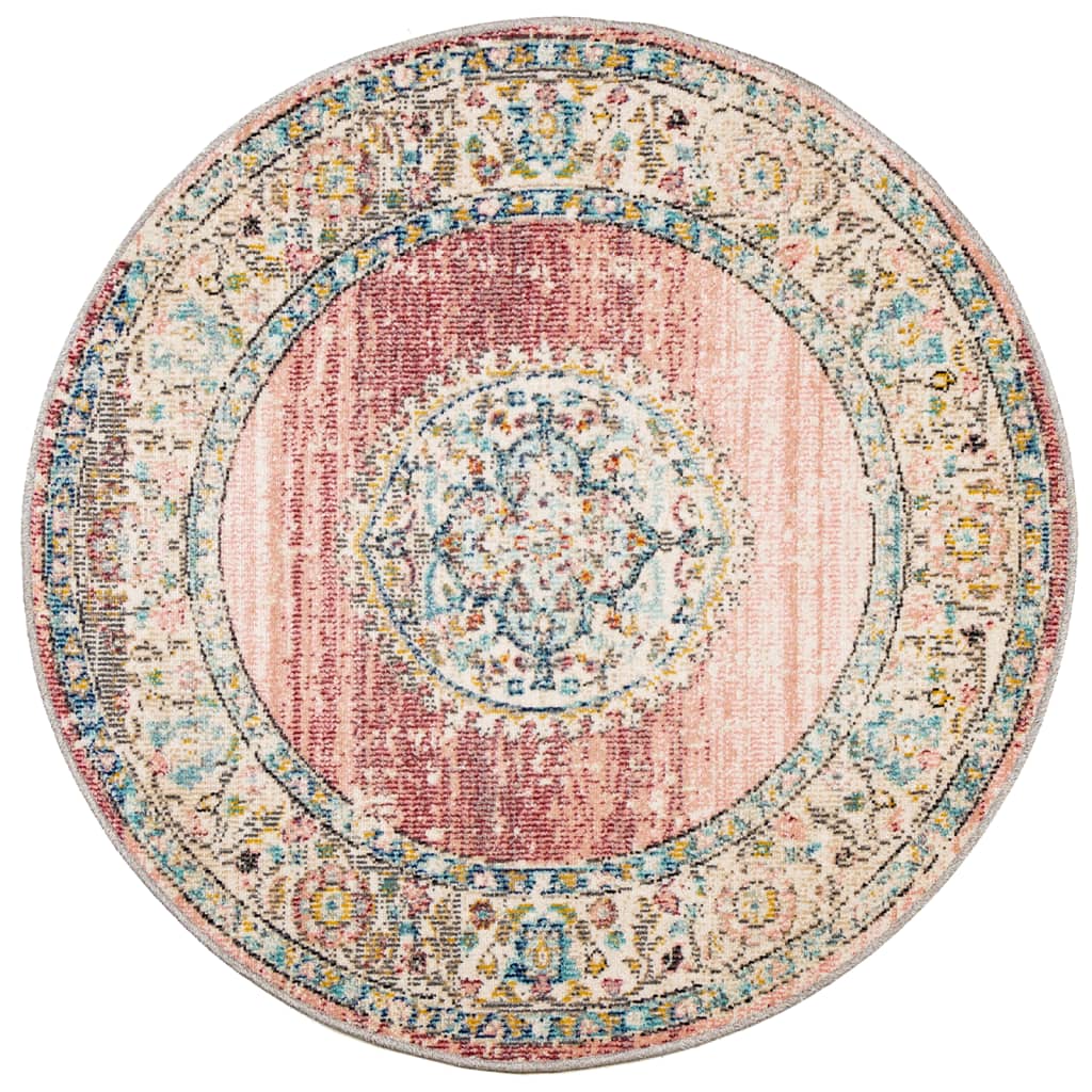 VidaXL-Teppich Arbizu für drinnen und draußen im Vintage-Stil ø 200 cm