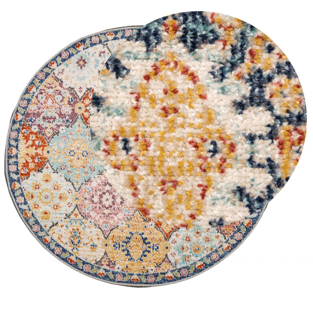 VidaXL-Teppich Arbizu für drinnen und draußen im Vintage-Stil ø 120 cm
