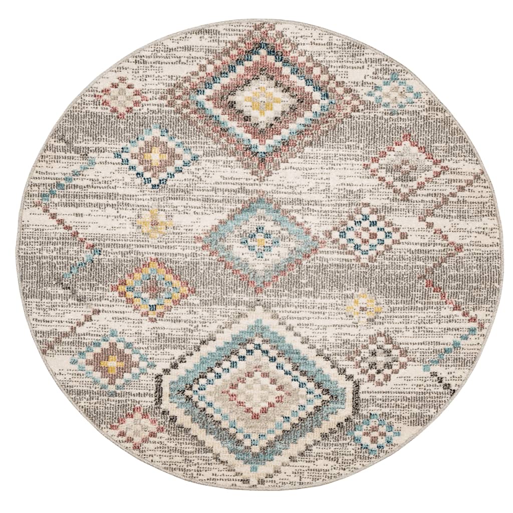 VidaXL-Teppich Arbizu für drinnen und draußen im Vintage-Stil ø 200 cm