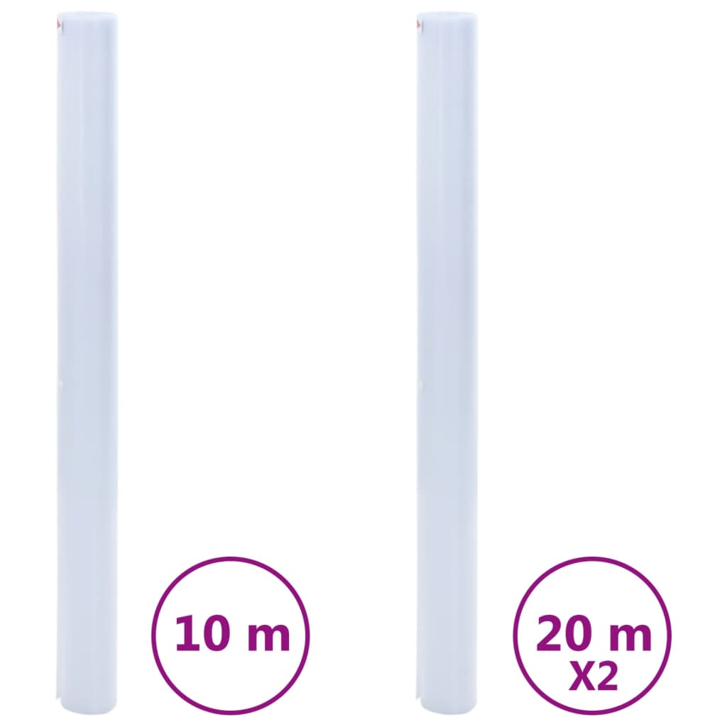 VidaXL Fensterfolien 3 Stück statisch matt PVC transparent grau