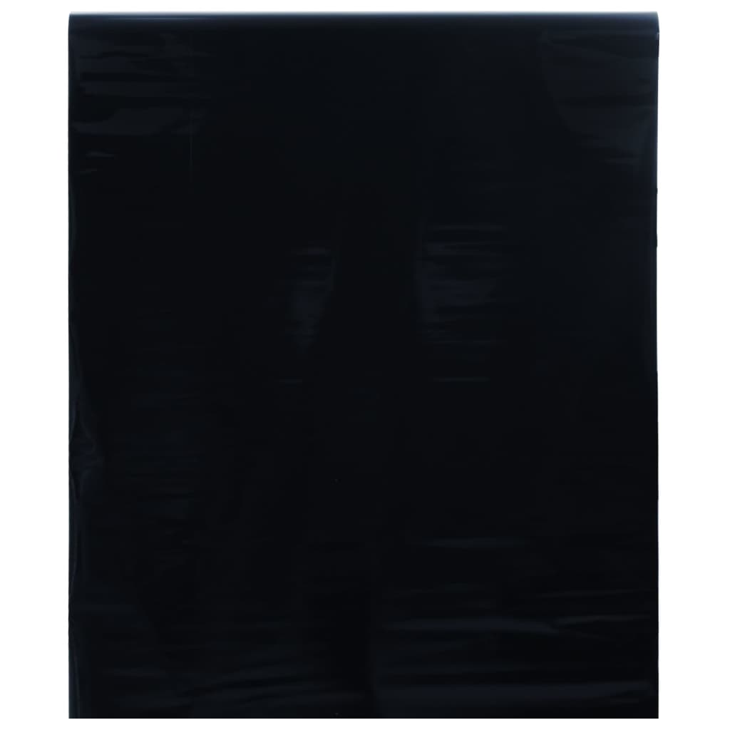 VidaXL Fensterfolien 3 Stück statisch matt PVC Schwarz