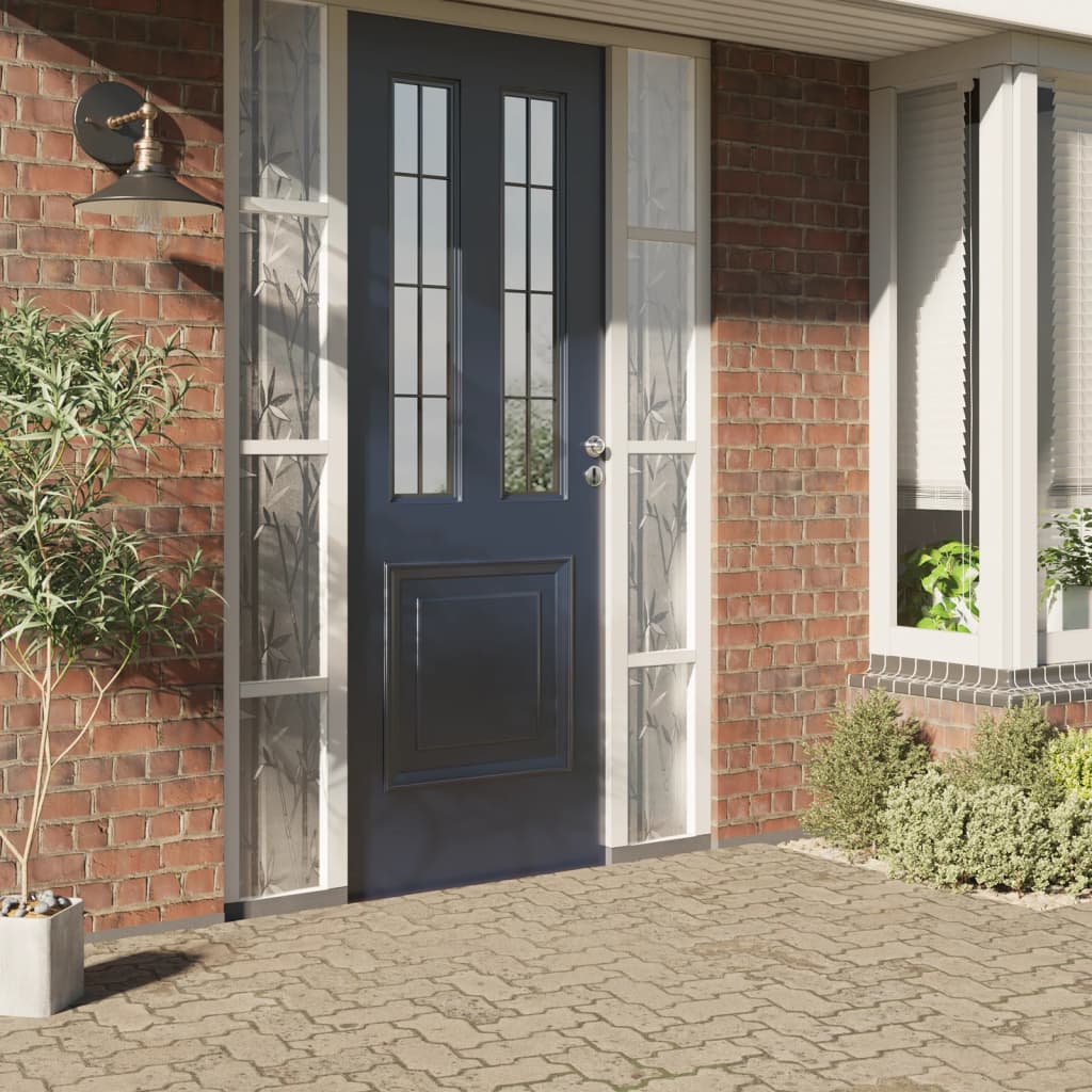 VidaXL Fensterfolien 2 Stk. mattes Bambusmuster PVC
