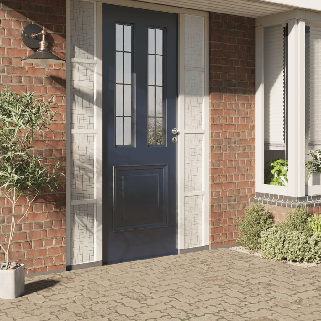 VidaXL Fensterfolien 2 Stk. mattes Sternmuster PVC