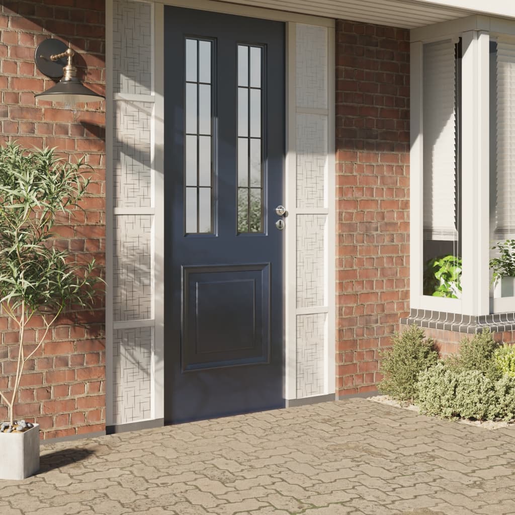 VidaXL Fensterfolien 2 Stk. mattes Sternmuster PVC