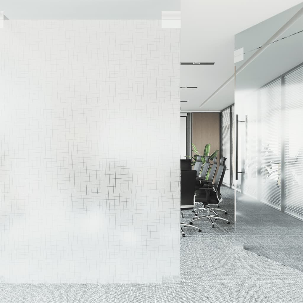 VidaXL Fensterfolien 2 Stk. mattes Sternmuster PVC