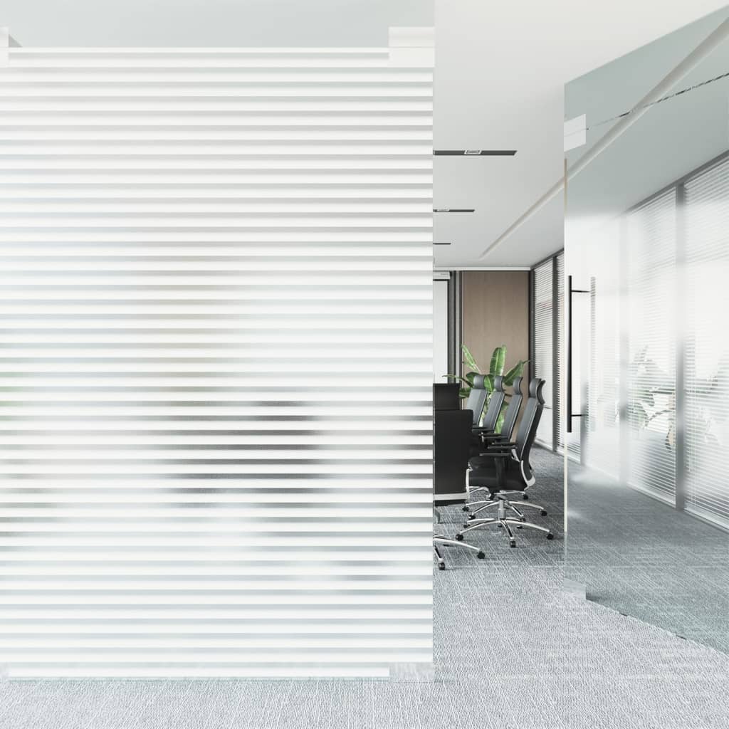 VidaXL Fensterfolien 2 Stück Matt Jalousien Muster PVC