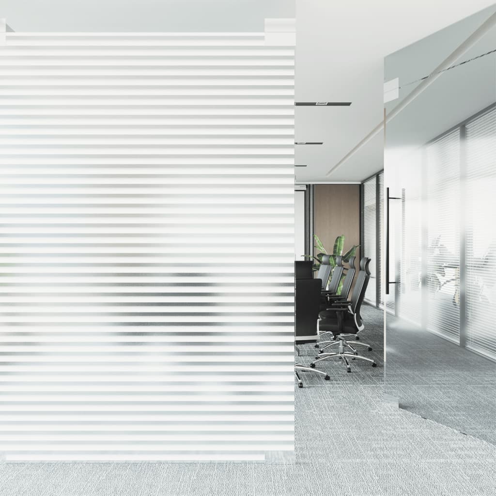 VidaXL Fensterfolien 4 Stück Matt Jalousien Muster PVC