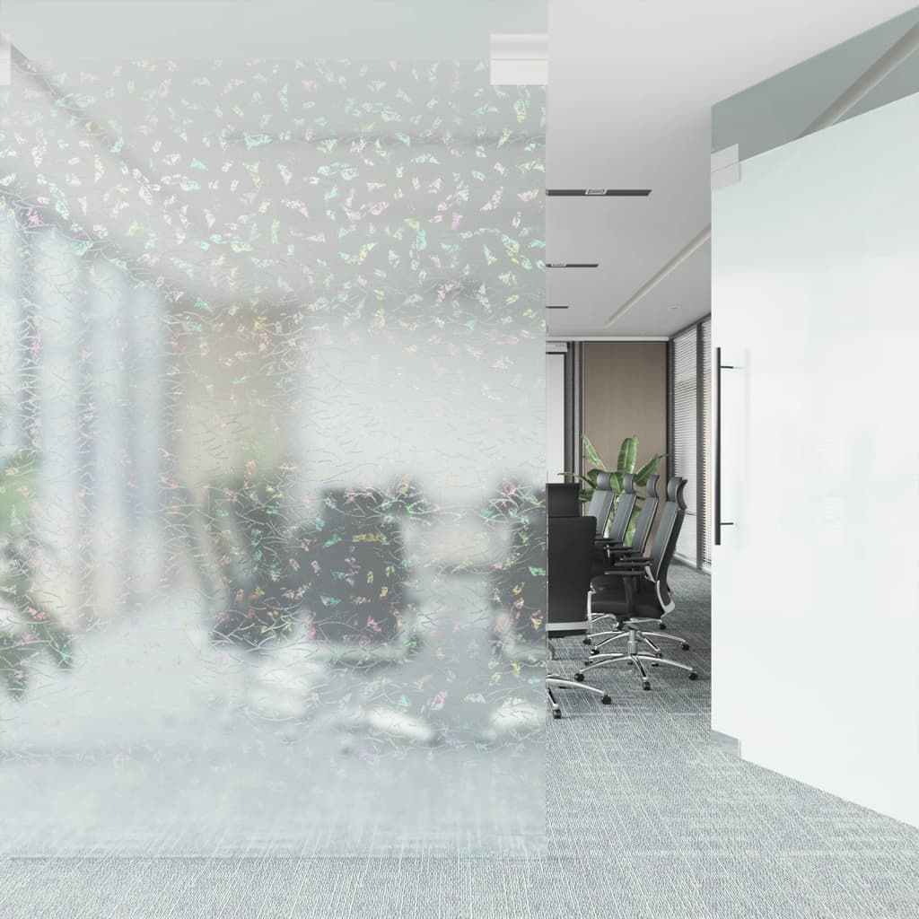 VidaXL Fensterfolien 5 Stk. mattes 3D-Regenbogenmuster PVC