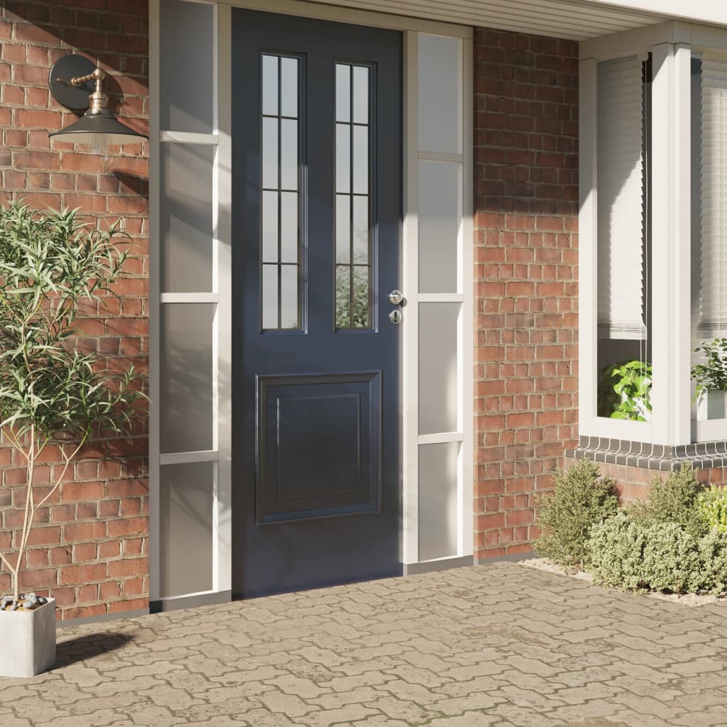 Vidaxx Fensterfolie statisch 45x500 cm PVC mattgrau