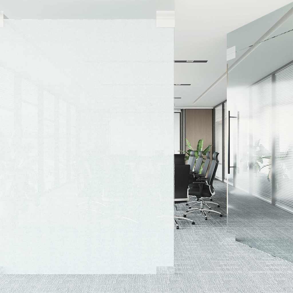 Vidaxx Fensterfolie statisch mattweiß 45x500 cm PVC