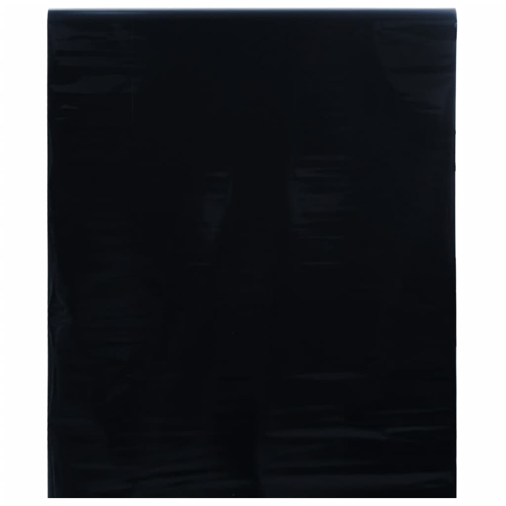 Vidaxx Fensterfolie statisch mattschwarz 45 x 2000 cm PVC