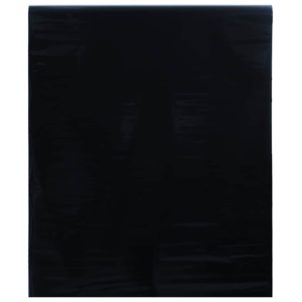 Vidaxx Fensterfolie statisch mattschwarz 60 x 2000 cm PVC