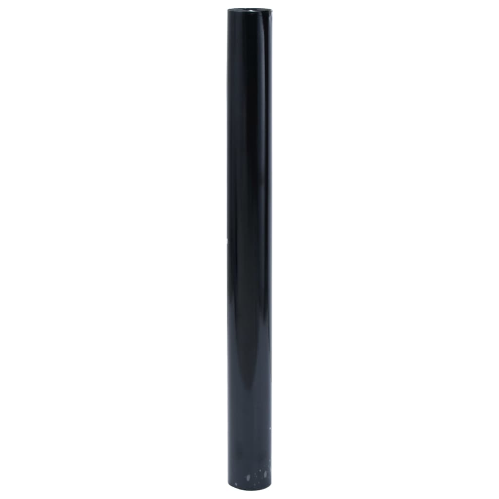 Vidaxx Fensterfolie statisch mattschwarz 90 x 1000 cm PVC