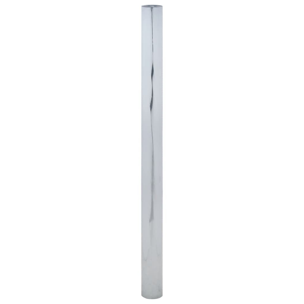 Vidaxx Solarfolie statisch reflektierend 90x2000 cm PVC silberfarben