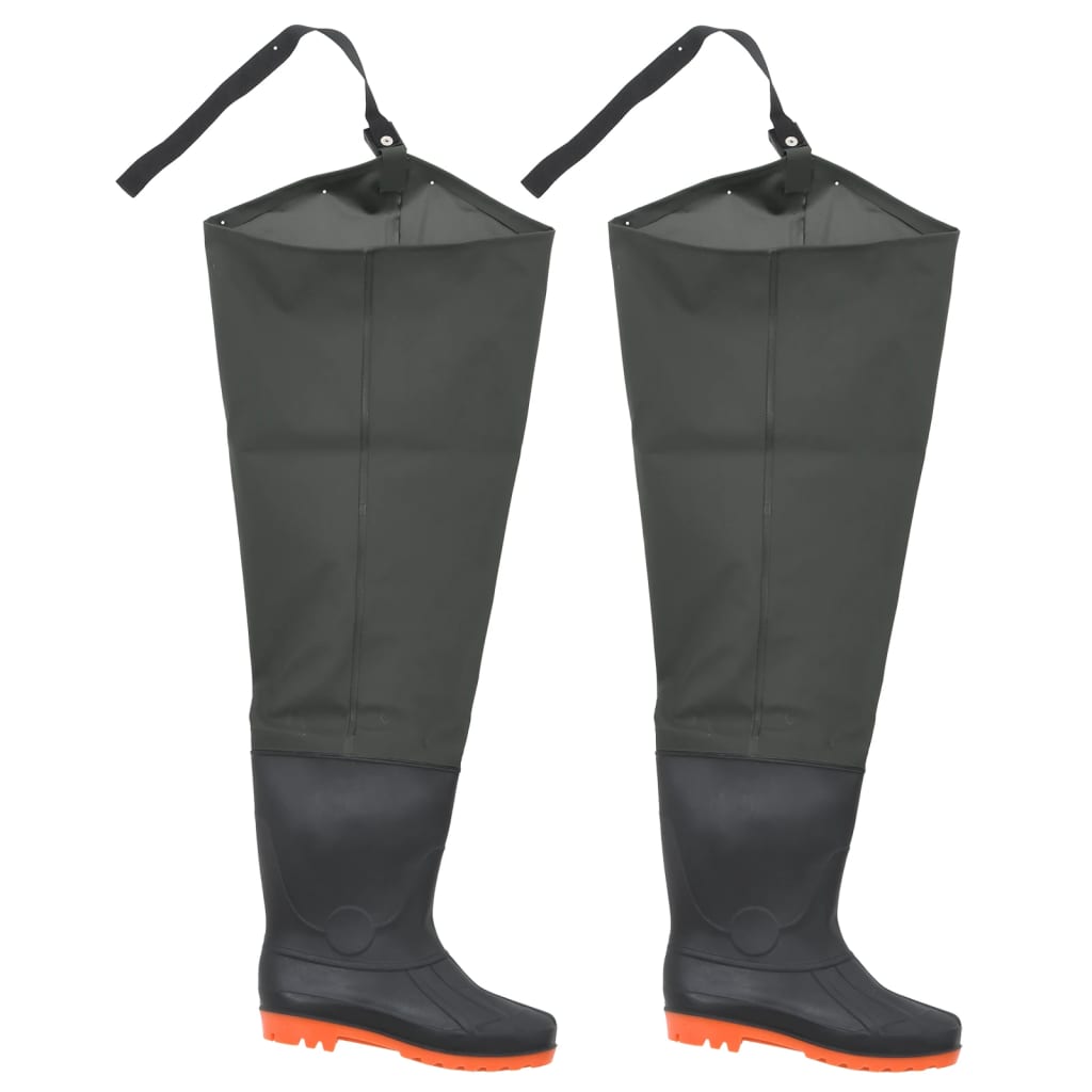Vidaxl Fischereistiefel Größe 44 dunkelgrün