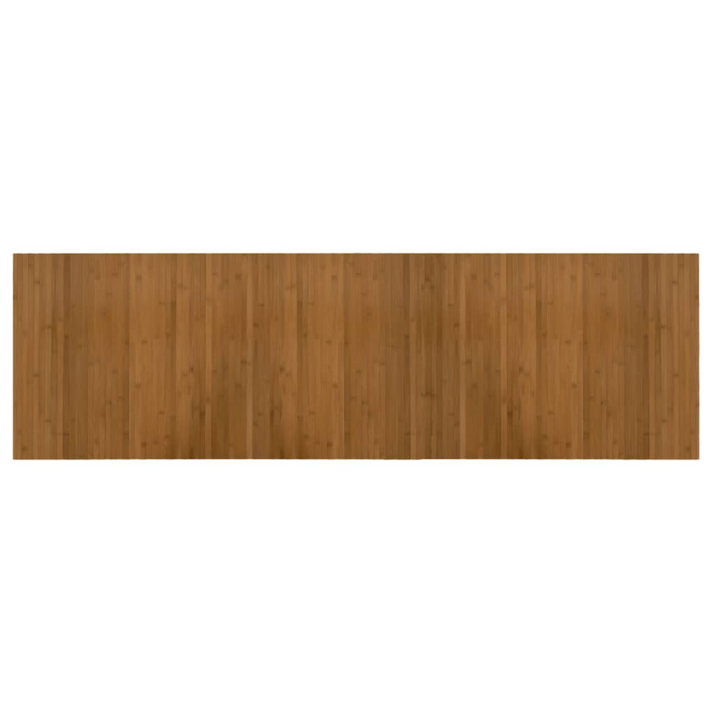Vidaxx rechteckiger Teppich 60x200 cm Bambusbraun