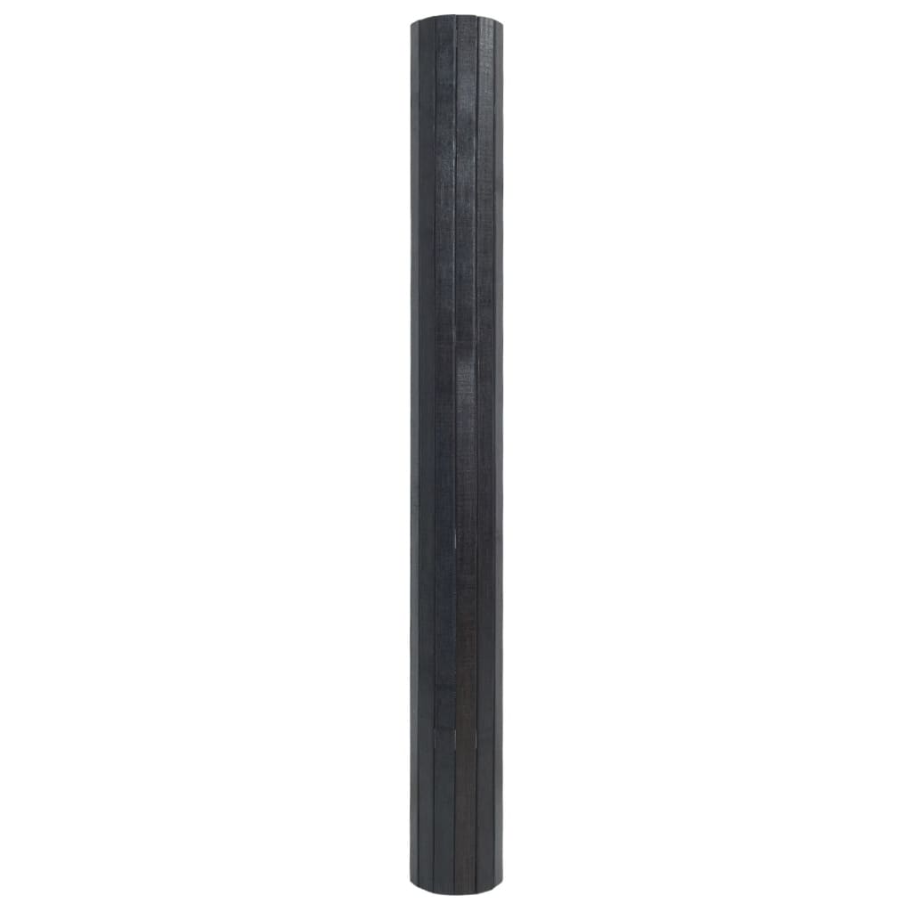 Vidaxl vloerkleed rechthoekig 60x300 cm bamboe grijs