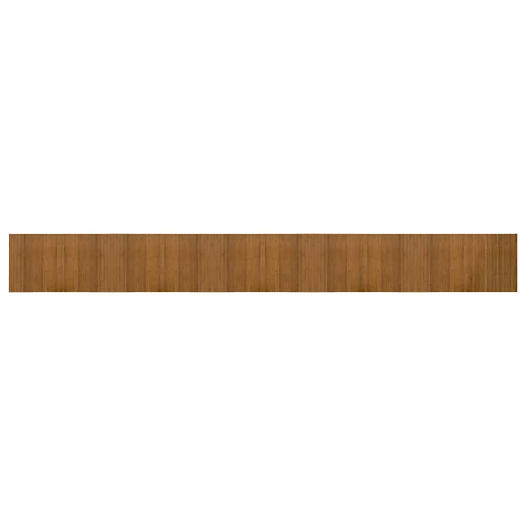 Vidaxx rechteckiger Teppich 60x500 cm Bambusbraun
