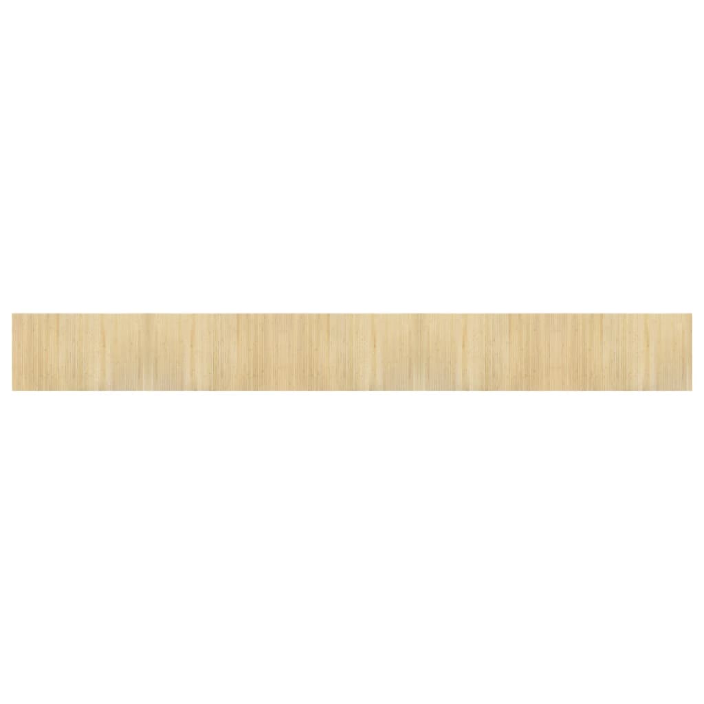 Vidaxx Teppich rechteckig 60x500 cm Bambus hell natur