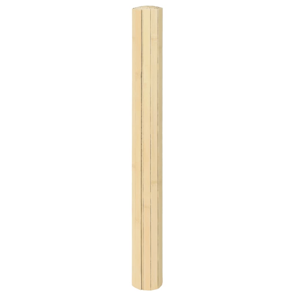 Vidaxx Teppich rechteckig 60x500 cm Bambus hell natur