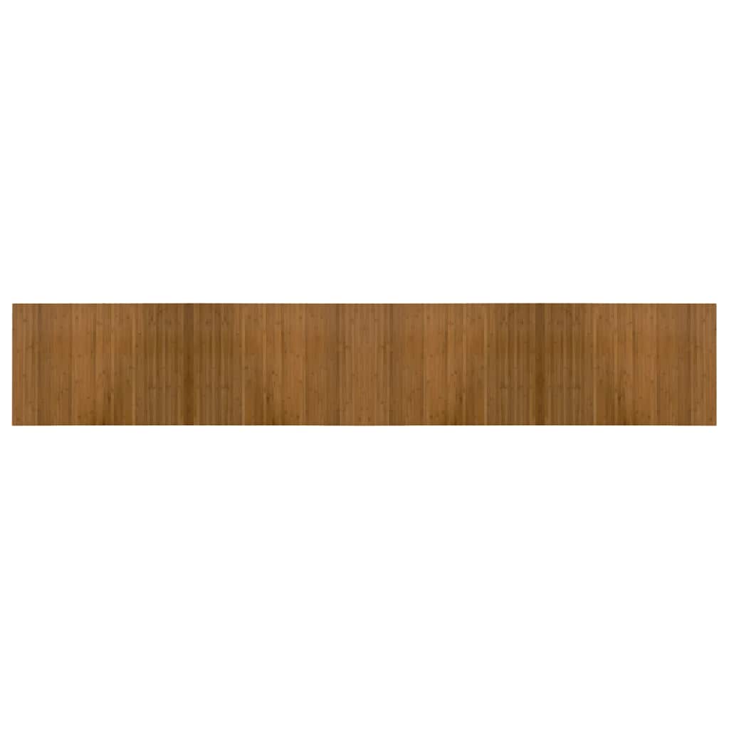 Vidaxx rechteckiger Teppich 70x400 cm Bambusbraun