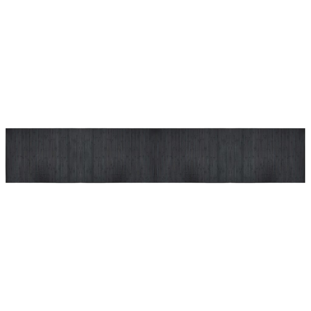 Vidaxx rechteckiger Teppich 70x400 cm Bambusgrau