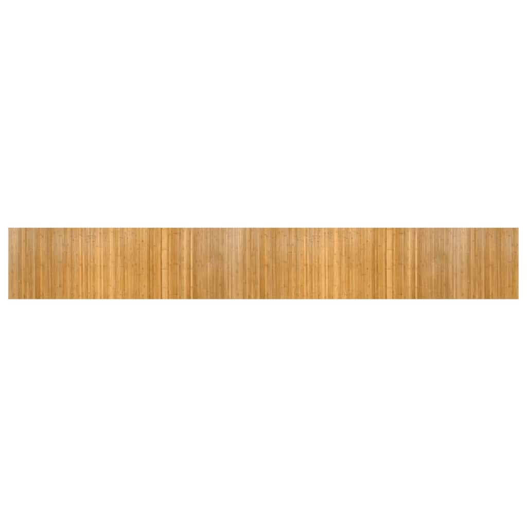 Vidaxx rechteckiger Teppich 70x500 cm Bambus natur