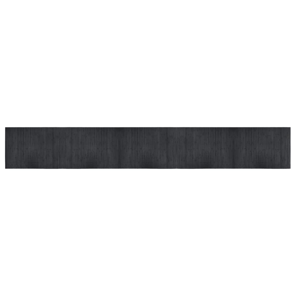 Vidaxx rechteckiger Teppich 70x500 cm Bambusgrau