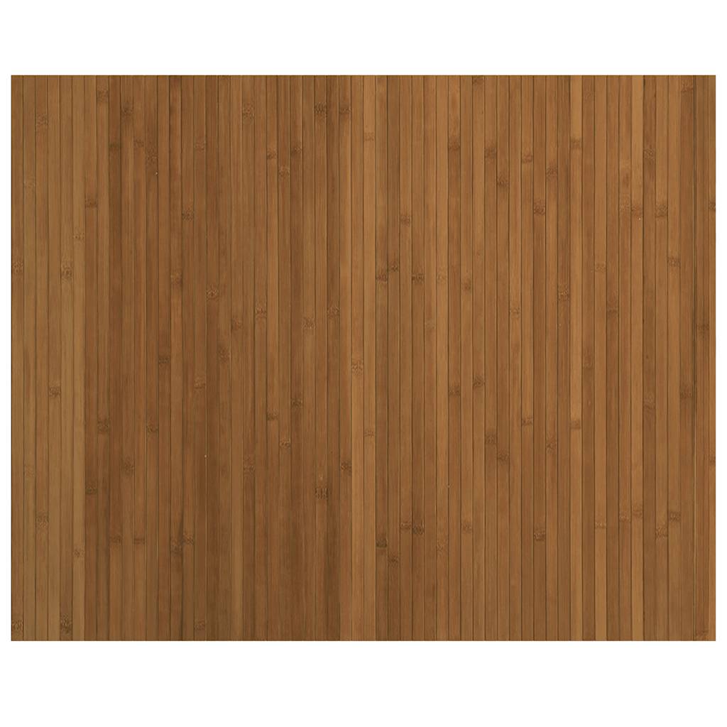 Vidaxx rechteckiger Teppich 80x100 cm Bambusbraun