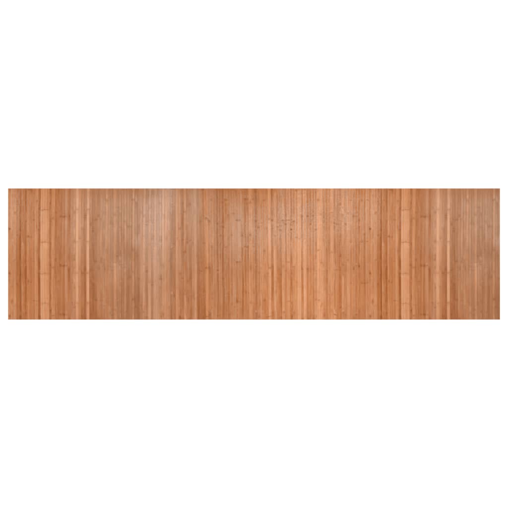 VidaXL Rechteckiger Teppich 80x300 cm Bambus natur