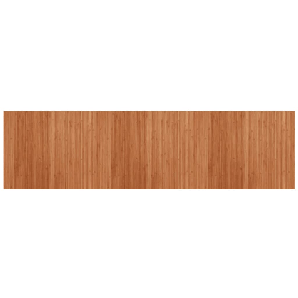 Vidaxx rechteckiger Teppich 80x300 cm Bambusbraun