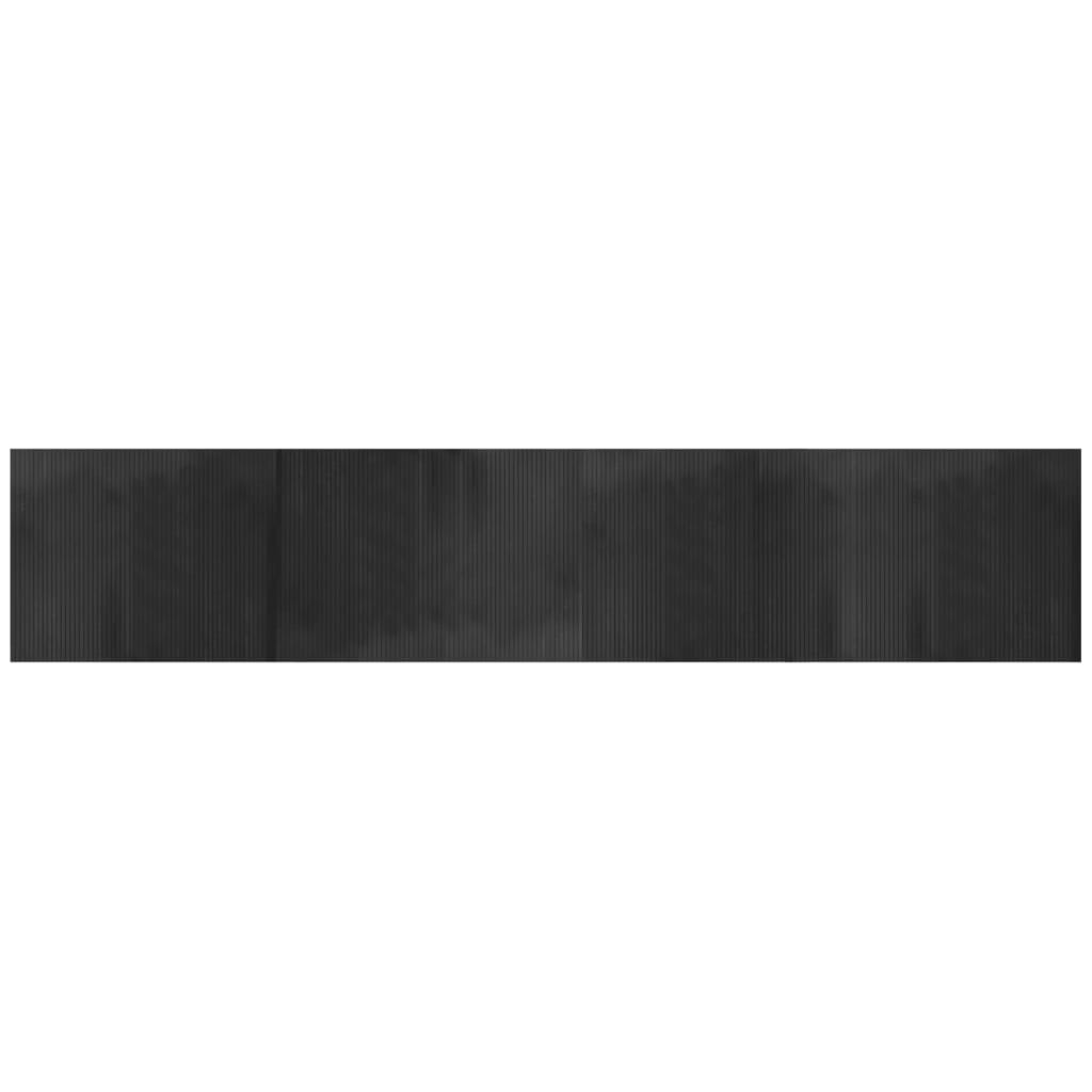 Vidaxx rechteckiger Teppich 80x400 cm Bambusgrau