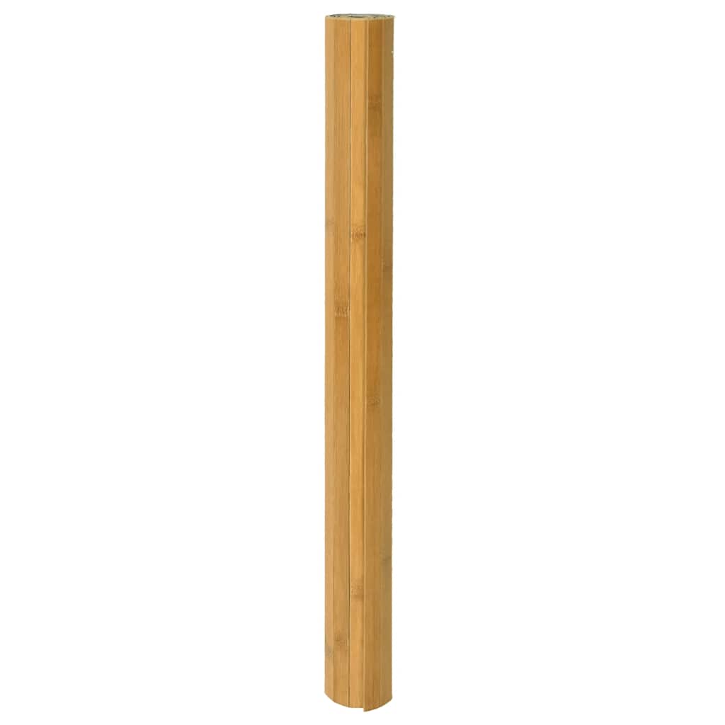Vidaxl vloerkleed rechthoekig 100x200 cm bamboe naturel