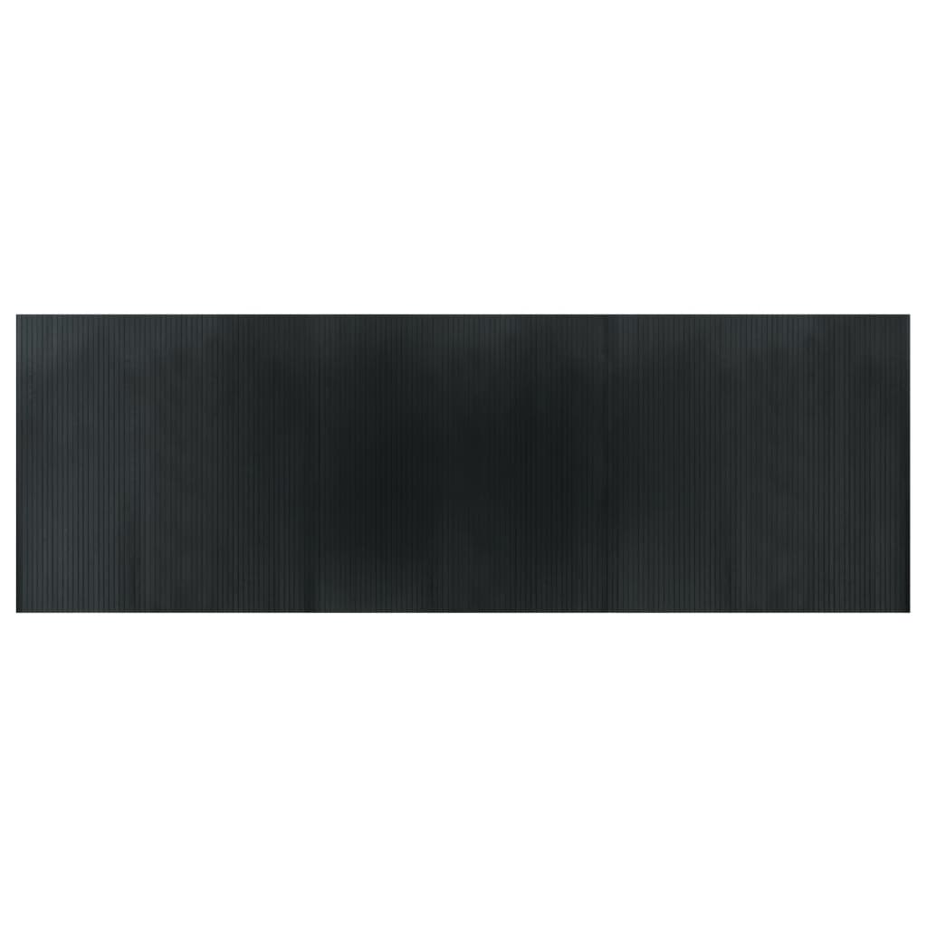 Vidaxx rechteckiger Teppich 100x300 cm Bambusgrau
