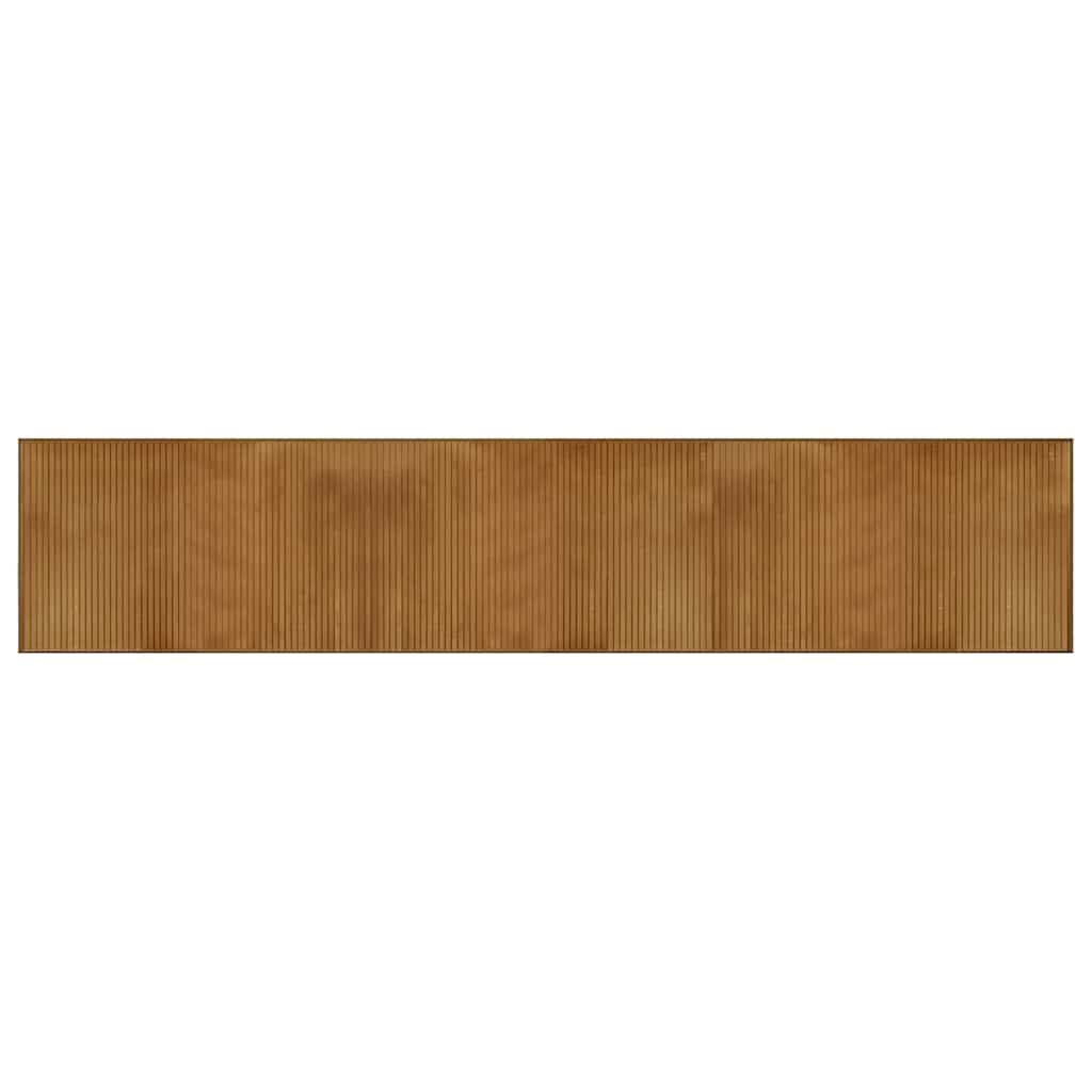 Vidaxx rechteckiger Teppich 60x300 cm Bambusbraun