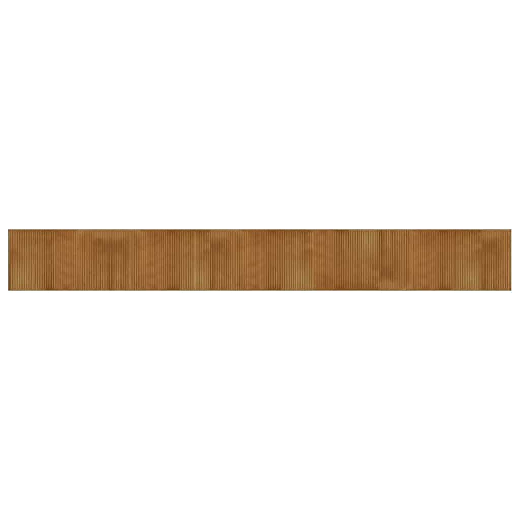 Vidaxx rechteckiger Teppich 60x500 cm Bambusbraun