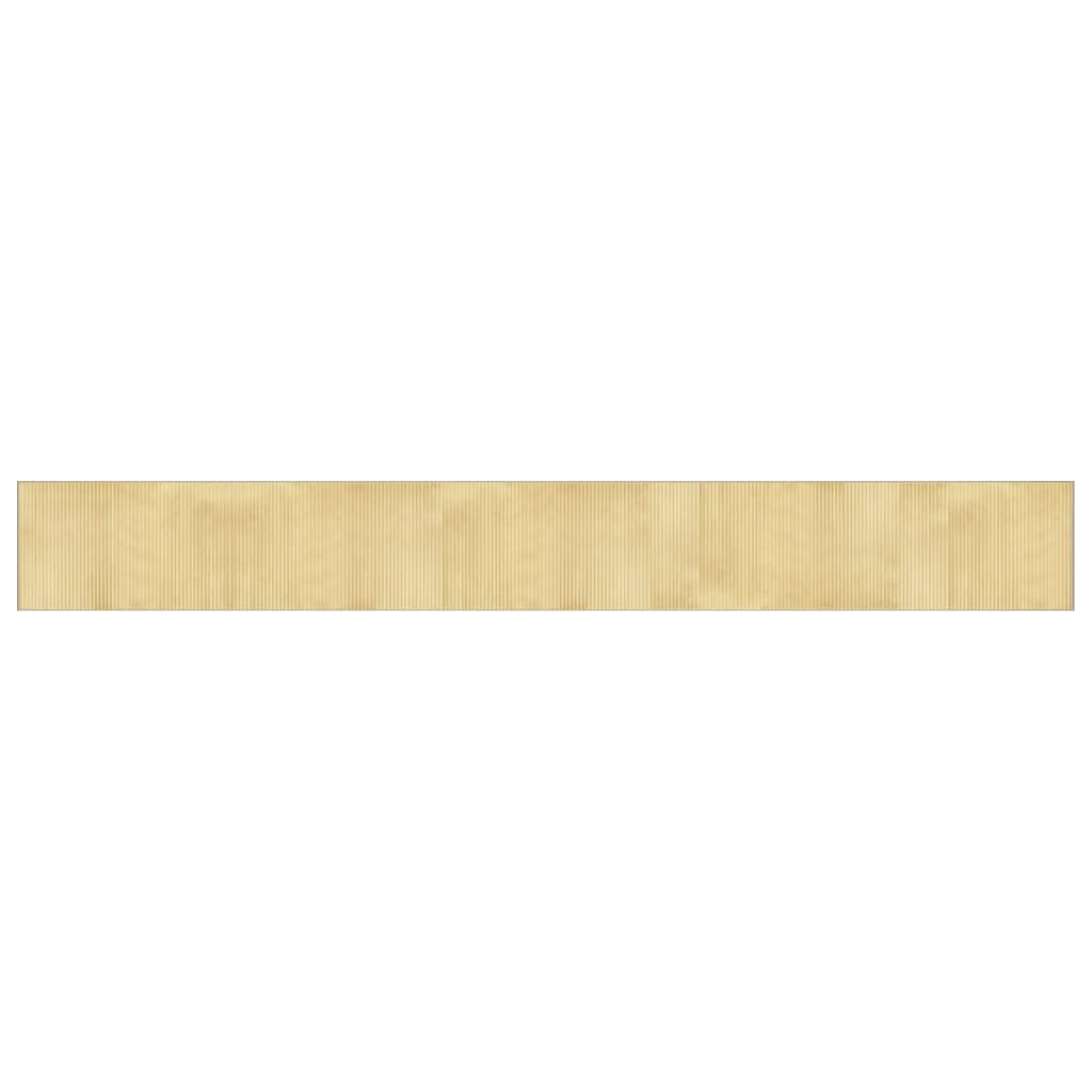 Vidaxx Teppich rechteckig 60x500 cm Bambus hell natur