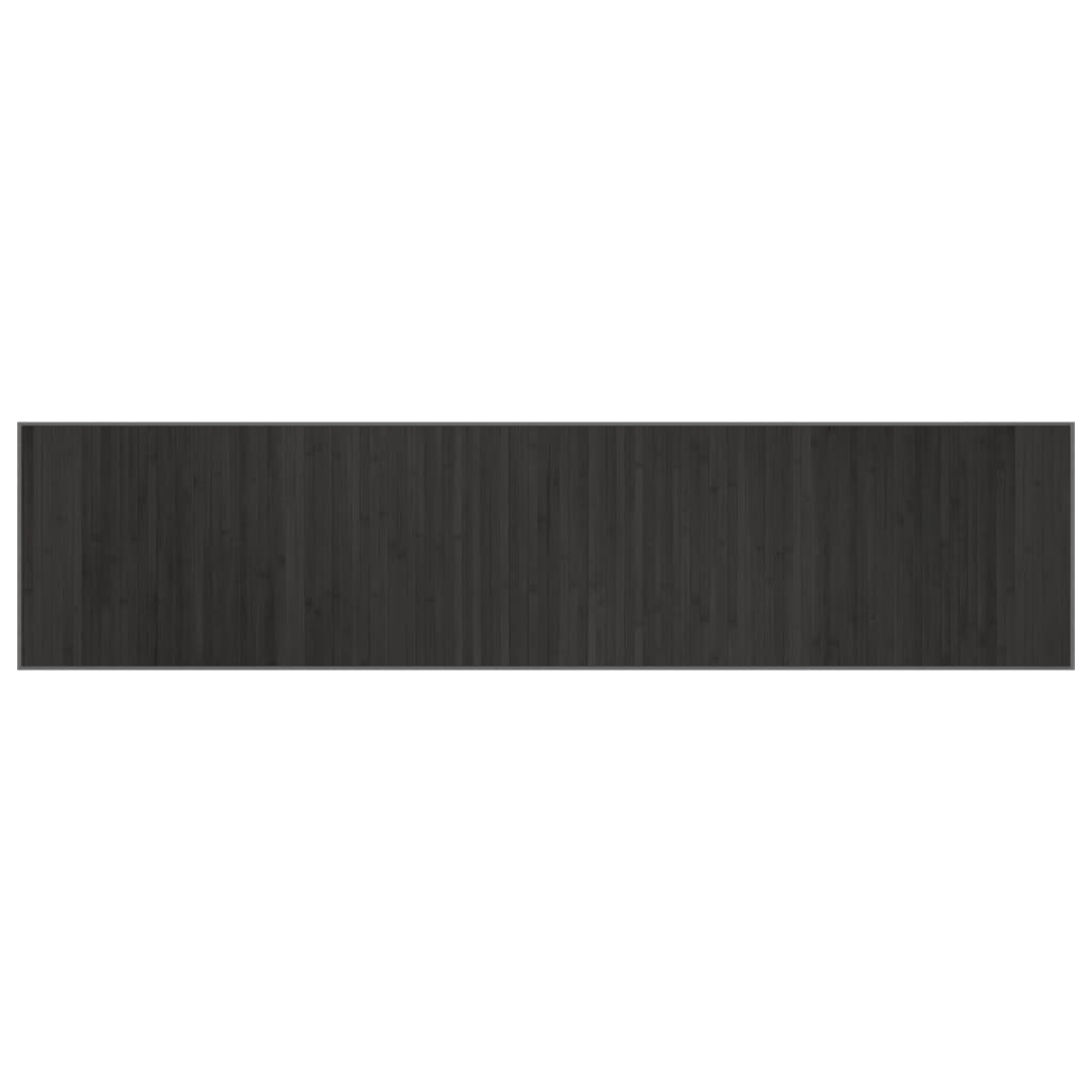 Vidaxx rechteckiger Teppich 70x300 cm Bambusgrau